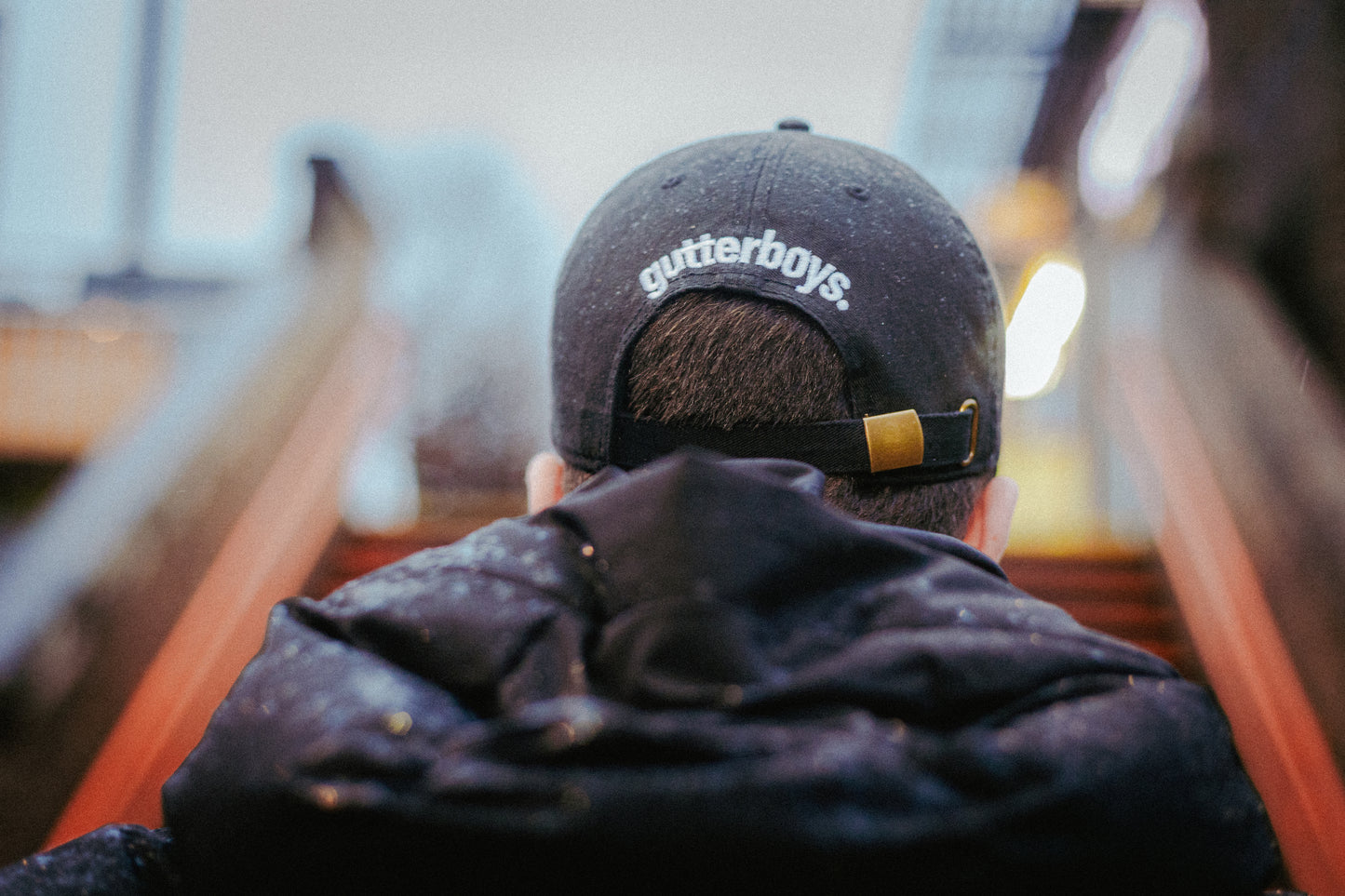 Gutterboys 5 Panel Cap - Black