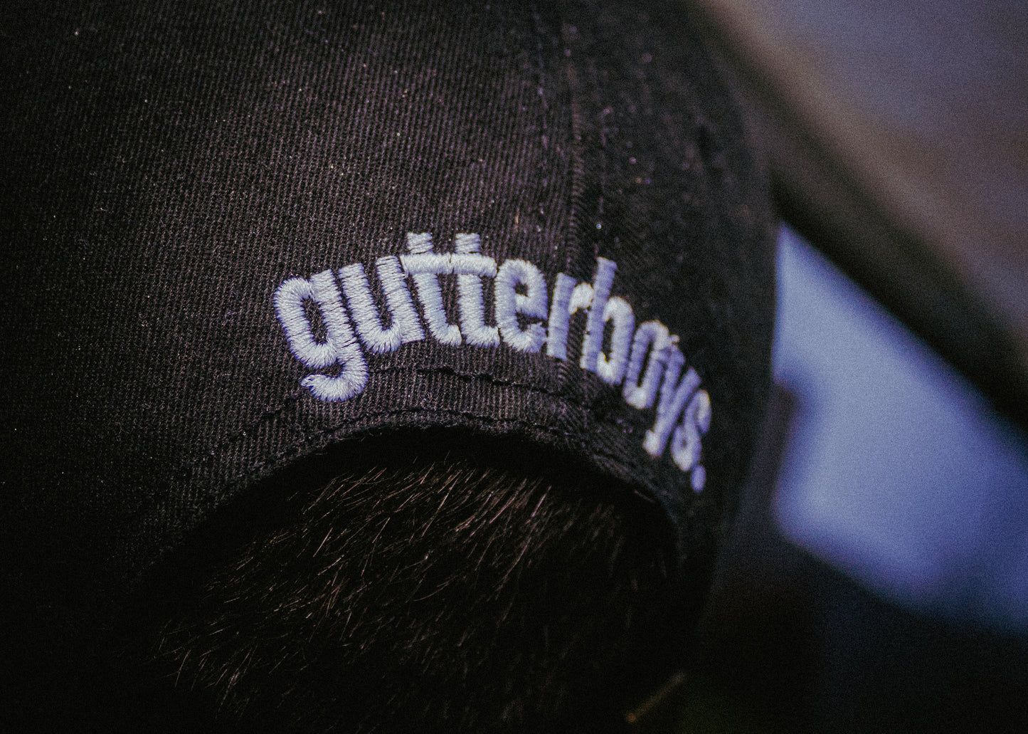 Gutterboys 5 Panel Cap - Black