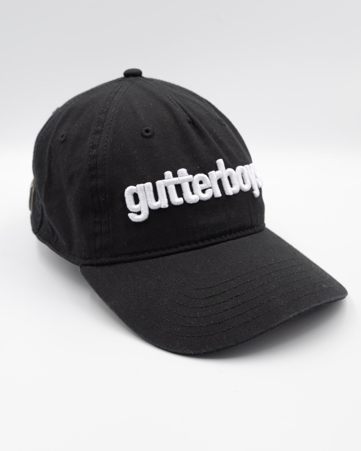 Black Gutterboys 5 Panel Cap
