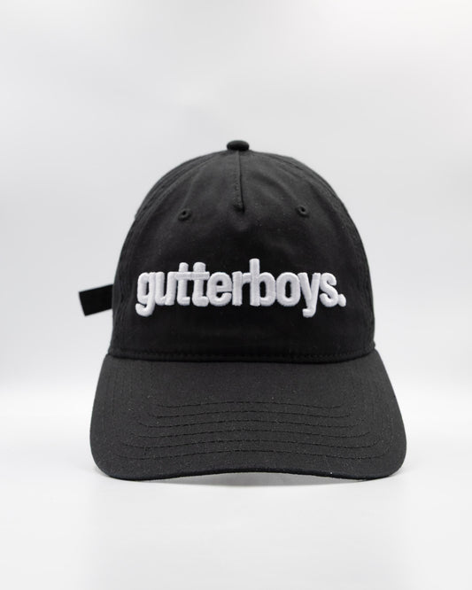 Black Gutterboys 5 Panel Cap